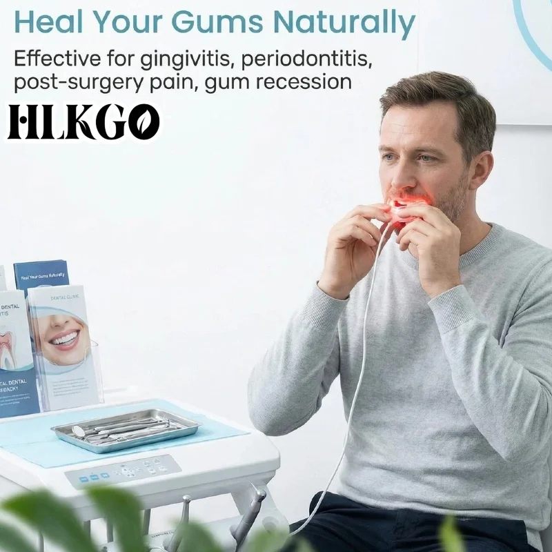 Clinical Grade Red Light Oral Healing Device, Relieves Tooth Pain Gum Sensitivity Promotes Dental Health Recovery