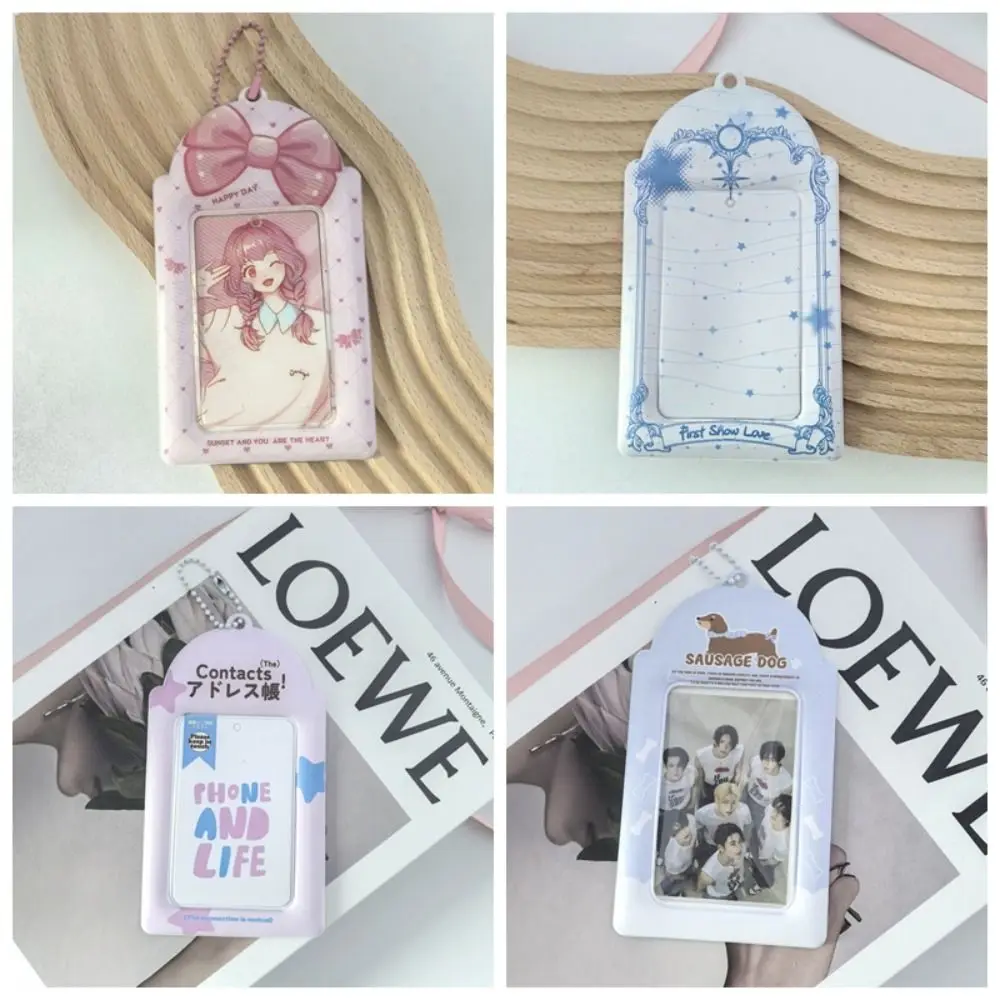 

Стильные 3-дюймовые чехлы для фотокарт K-Pop Idol, прозрачные защитные чехлы для фотокарт, многоразовые устойчивые к царапинам держатели для карт