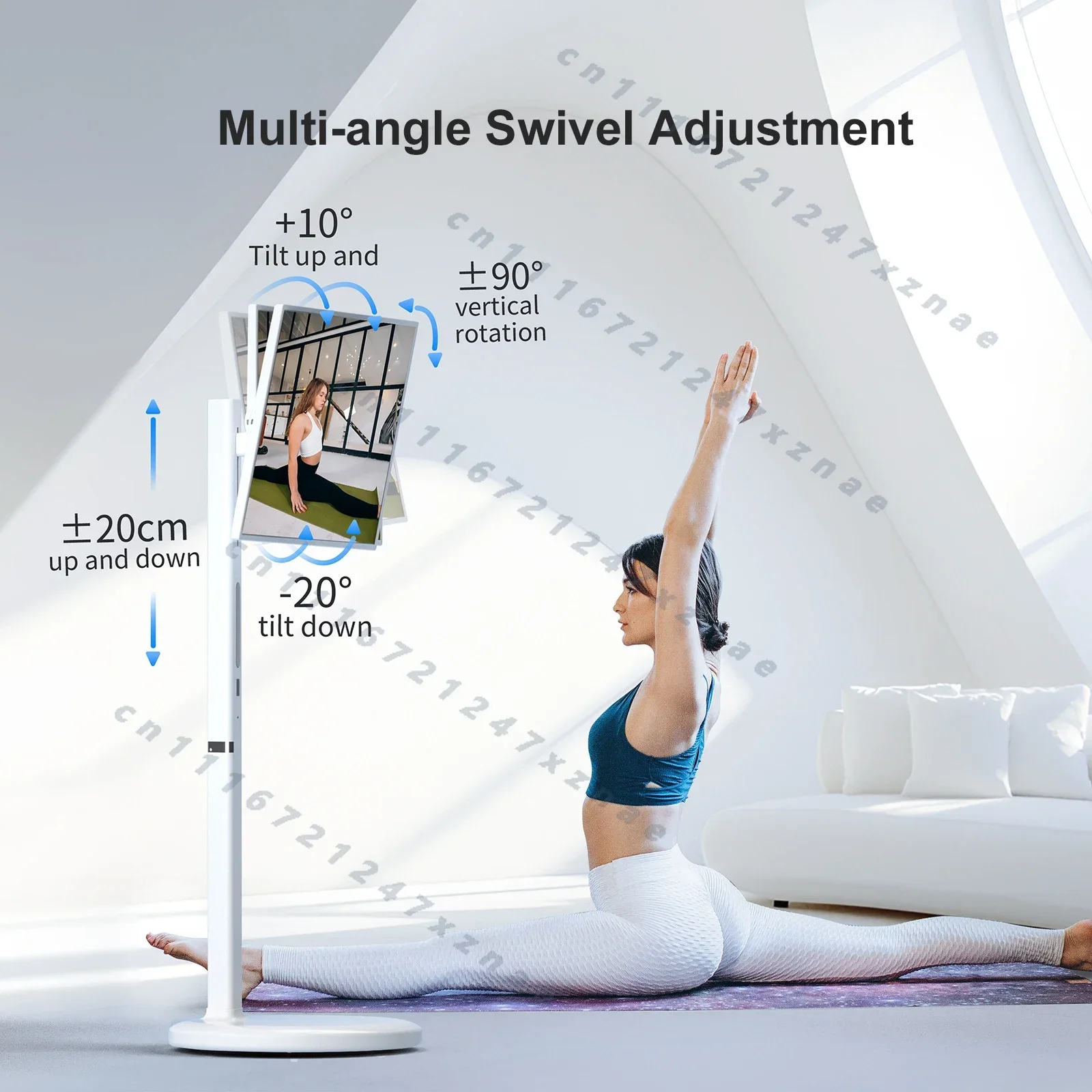 32 Inch 13 Smart TV 8+128GB 1080P Touchscreen Built-In Battery 5-8H with Wheels for Home Study Business Entertainment