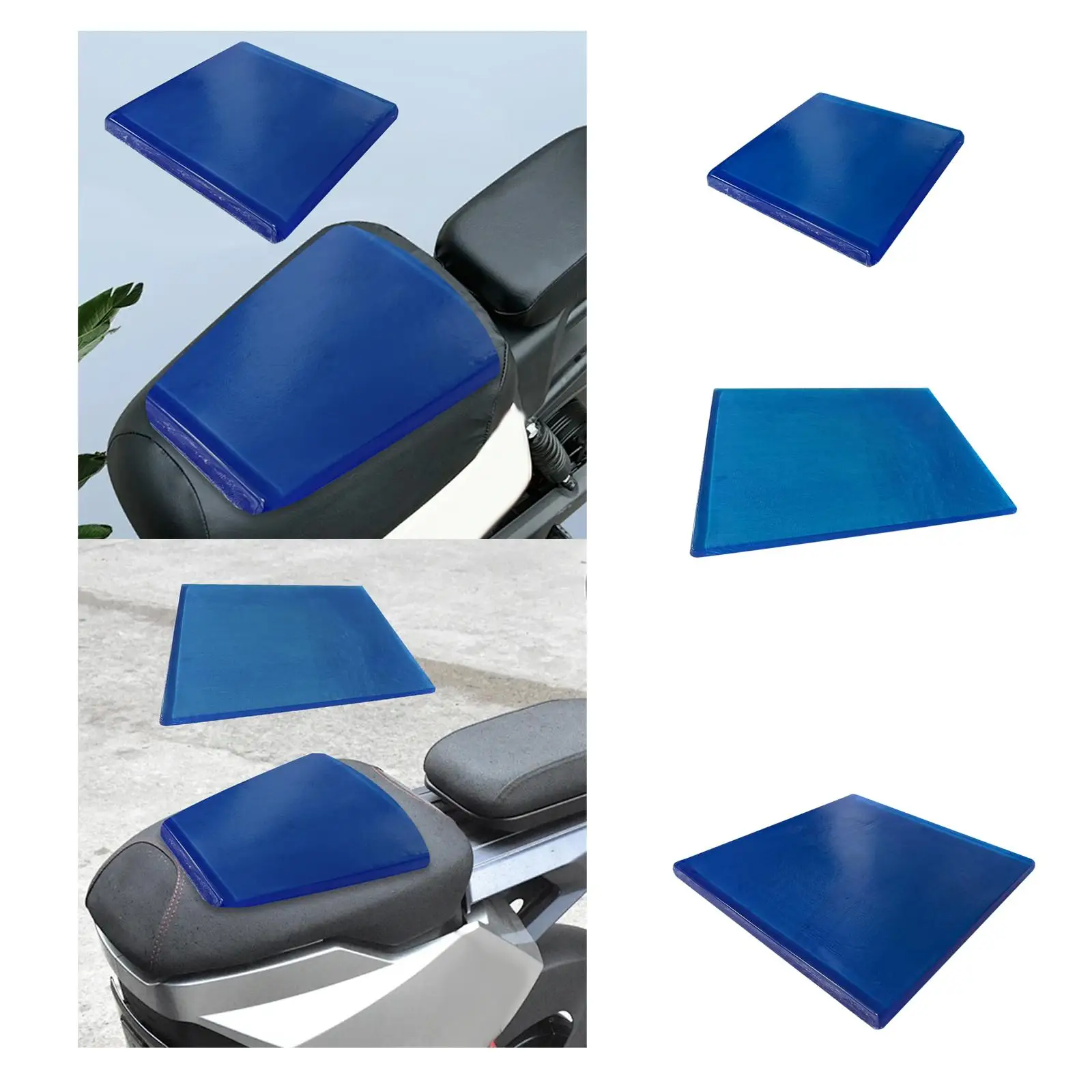 

DIY Seat Pad Comfortable for Long Sitting Cooling Shockproof Motorcycle Seat Foam Office Chair Cushion Motorcycle Seat Gel Pad