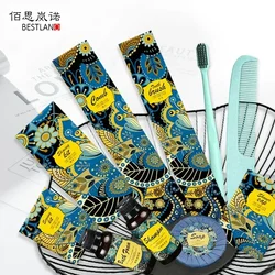 Star Hotel Home Hospitality Disposable Toiletries Disposable Toothbrush Toothpaste Toothbrush Slippers Set Support Customization