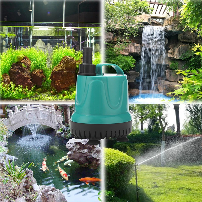 5W 8W 18W 25W 40W High Pressure 360 ° Waterproof Submersible Pump Automatic Water Pump Aquarium Fish Tank Pond Suction Pump - view 6