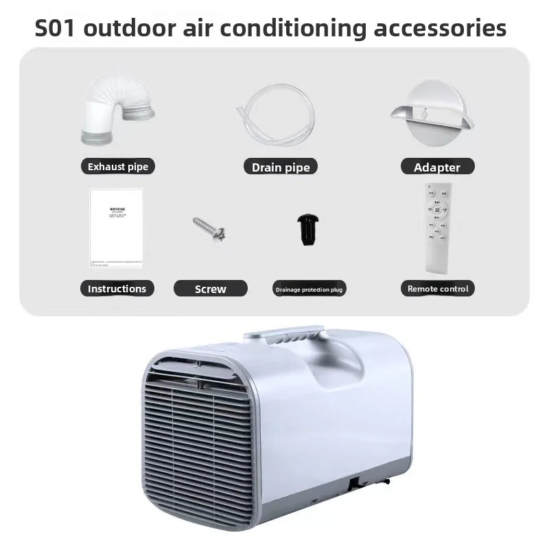 Portable Window Air Conditioner Factory Direct Cooling Unit for Tent Indoor Outdoor Use