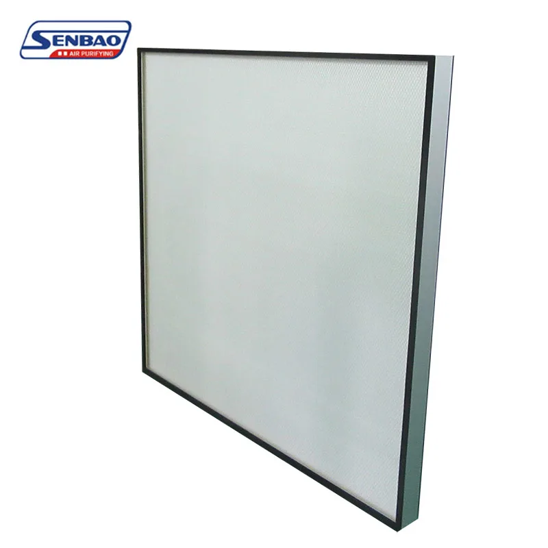 

99.99 HEPA Filter for Air Conditioning Ventilation H13 H14 Laminar Flow Hood Aluminum Frame Mini-Pleated Design for Hospitals