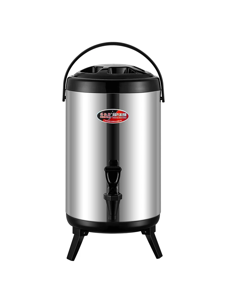 

Stainless steel insulated barrel, milk tea , soybean milk barrel, commercial large-capacity double-layer insulated insulated