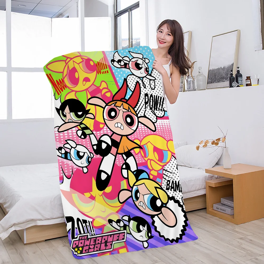 The Cartoon P-Powerpuffs Girls Beach Towel For Kids Personalized Bath Towel Pool Towel Vacation Gift Picnic Towel Party Gift