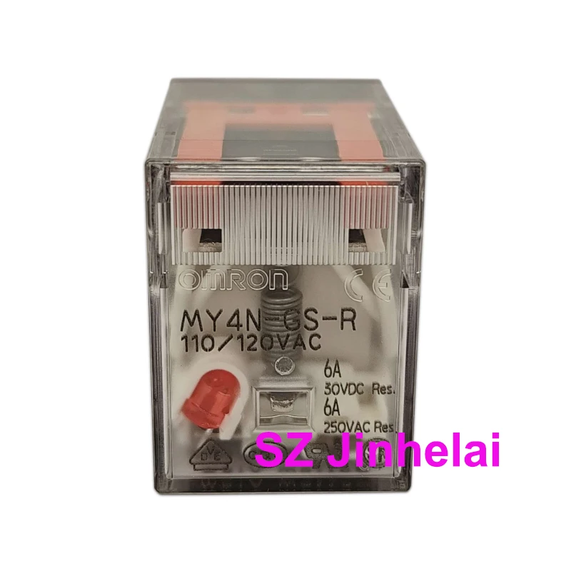 10 قطعة أصيلة الأصلي اومرون 4NO 4NC 14 دبابيس دقيقة مرحلات الطاقة MY4N-GS -R 24VDC 240VAC 12VDC 12VAC 24VAC 110VAC 48VDC 110VDC