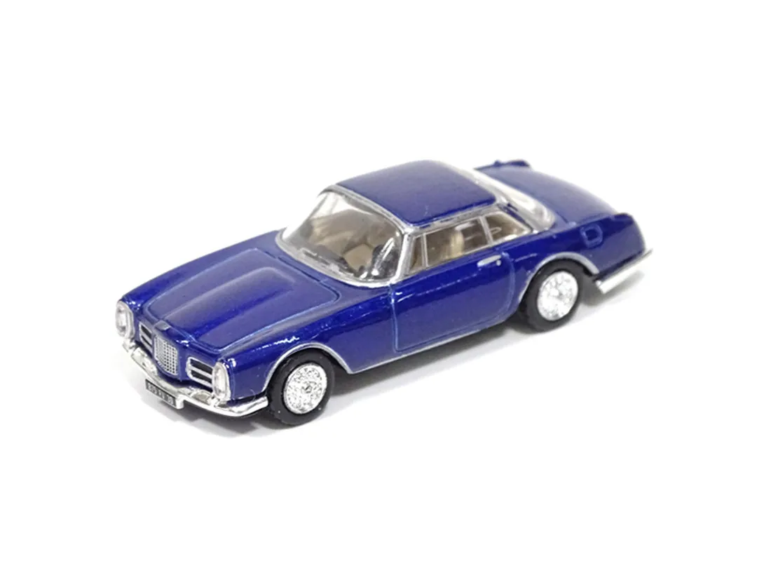 New 1:87 Alloy Facel Vega 1963 Car Model, Simulation of Classic Cars Car Ornaments,Classic Collection Model,Free Shipping