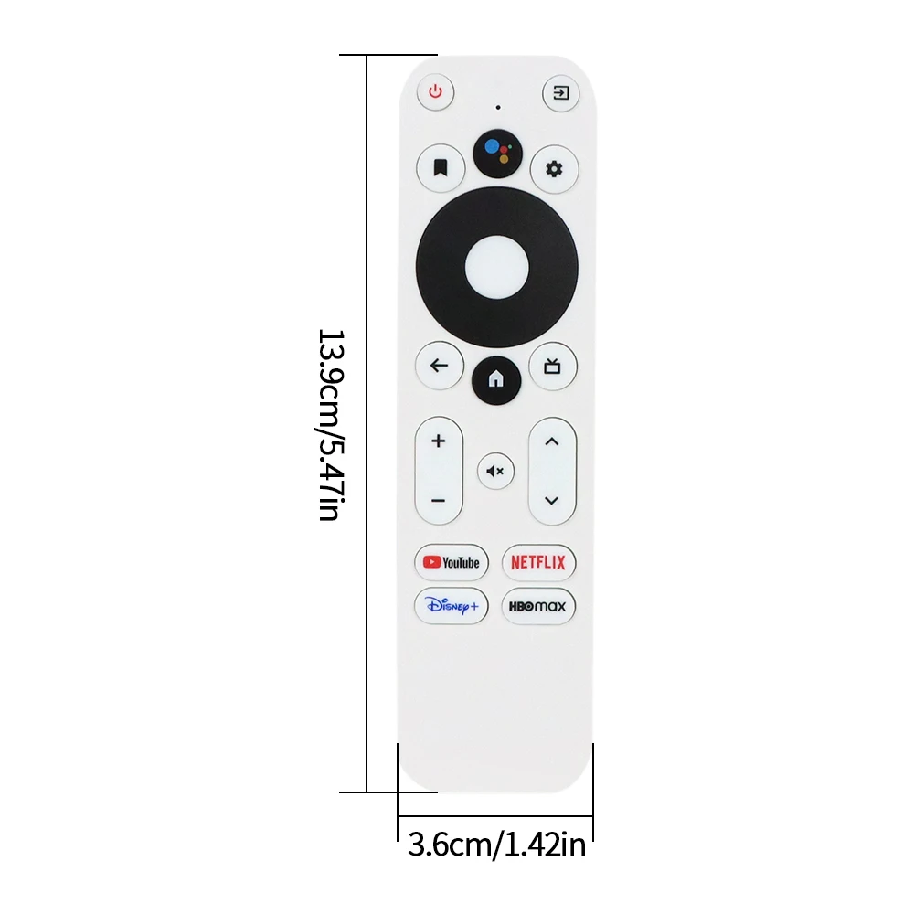 Control remoto de voz de repuesto compatible con ONN Android 4K UHD 100024646 100026240 Streaming Stick TV Box, compatible con YouTube FHD