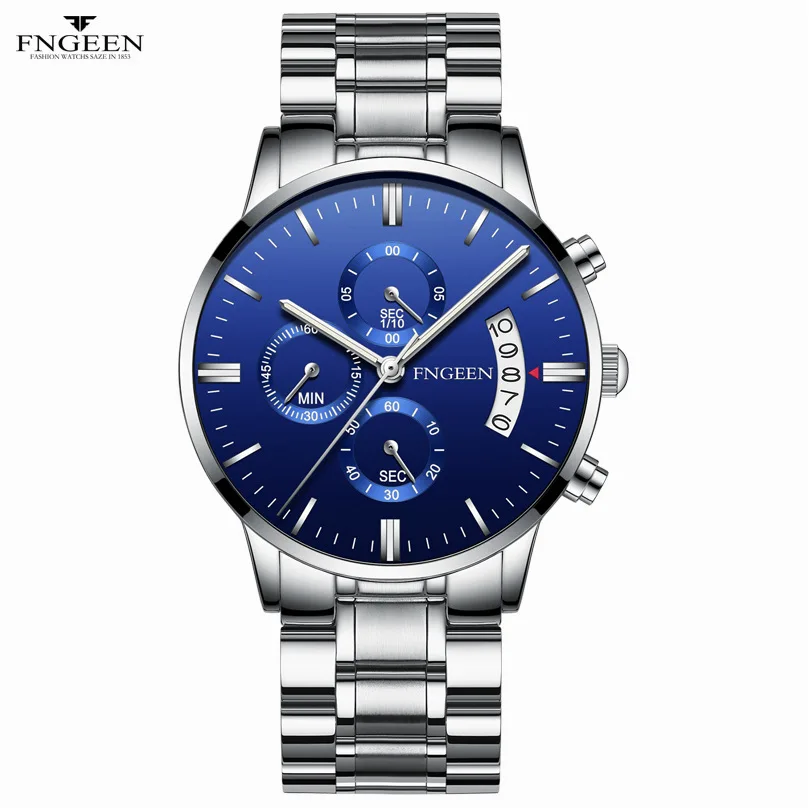 2024 NEW Business Watch Men\'s Sports Quartz Watch Waterproof Fashion Trend Luminous Calendar Watch Relogio Masculino