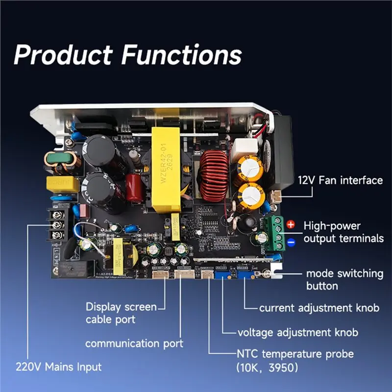 WP3010 Digital Control Adjustable DC Regulated Power Supply Module 32V 10A 320W With Integrated USB-To-TTL Functionality