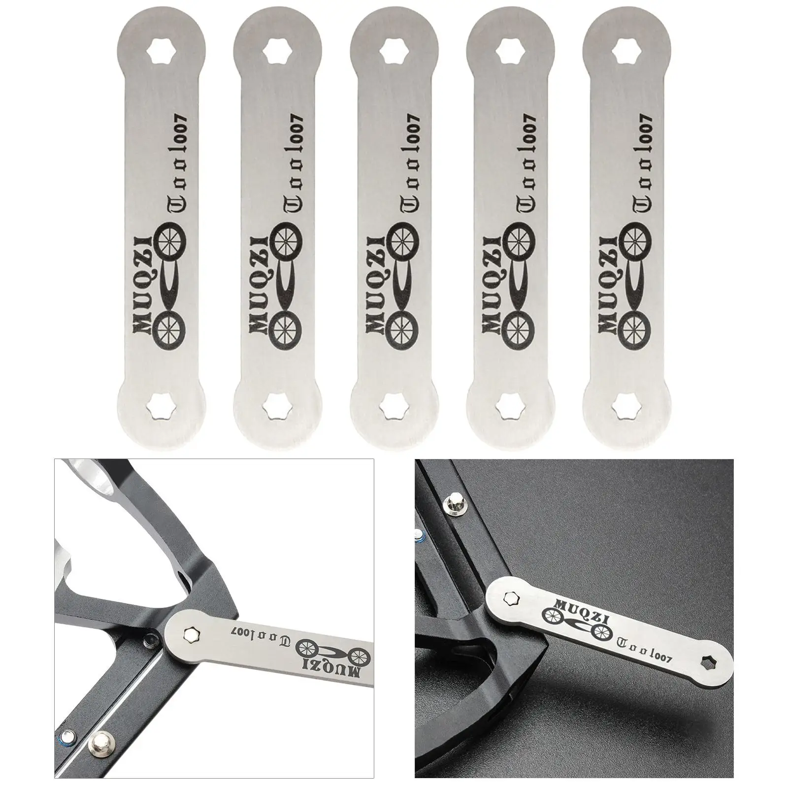 5 X Bike Pedal Screw Wrench Anti-Corrosion Pedal Wrench for Cycling