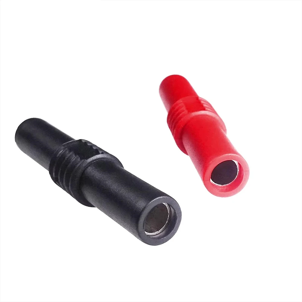 Cleqee P7023 10 Stück 4mm Bananenbuchsen-Adapter Verlängerung Isolierte Bananenstecker-Kupplung – Detail 4