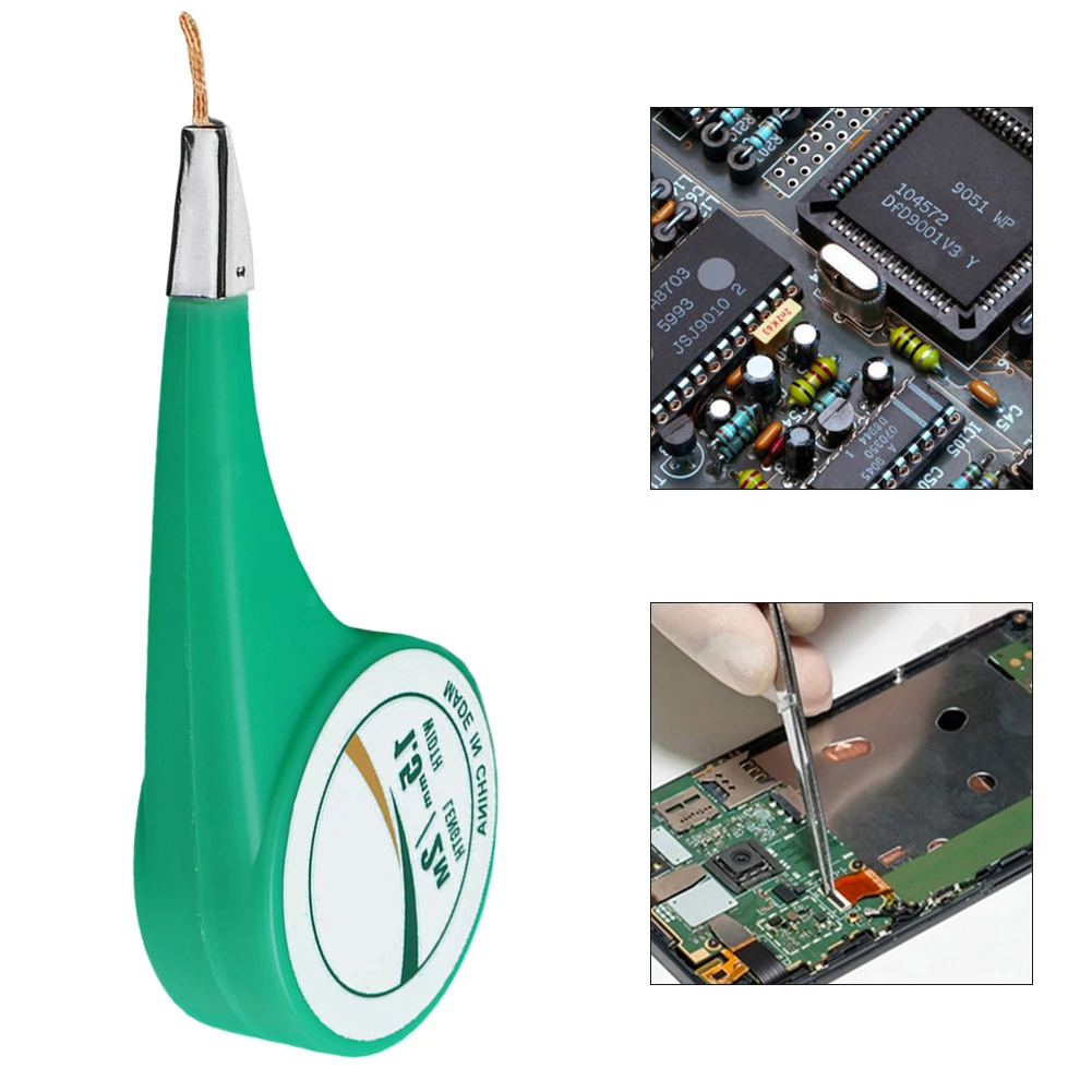

Solder Remover Tool Desoldering Braid For DIY Electronics Anti-Heat Protection Copper Wire Material Easy To Use