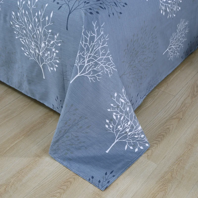 1Pc Thick Cotton Flat Sheet High Quality Printing Bed Sheet Various Sizes Can Be Customized