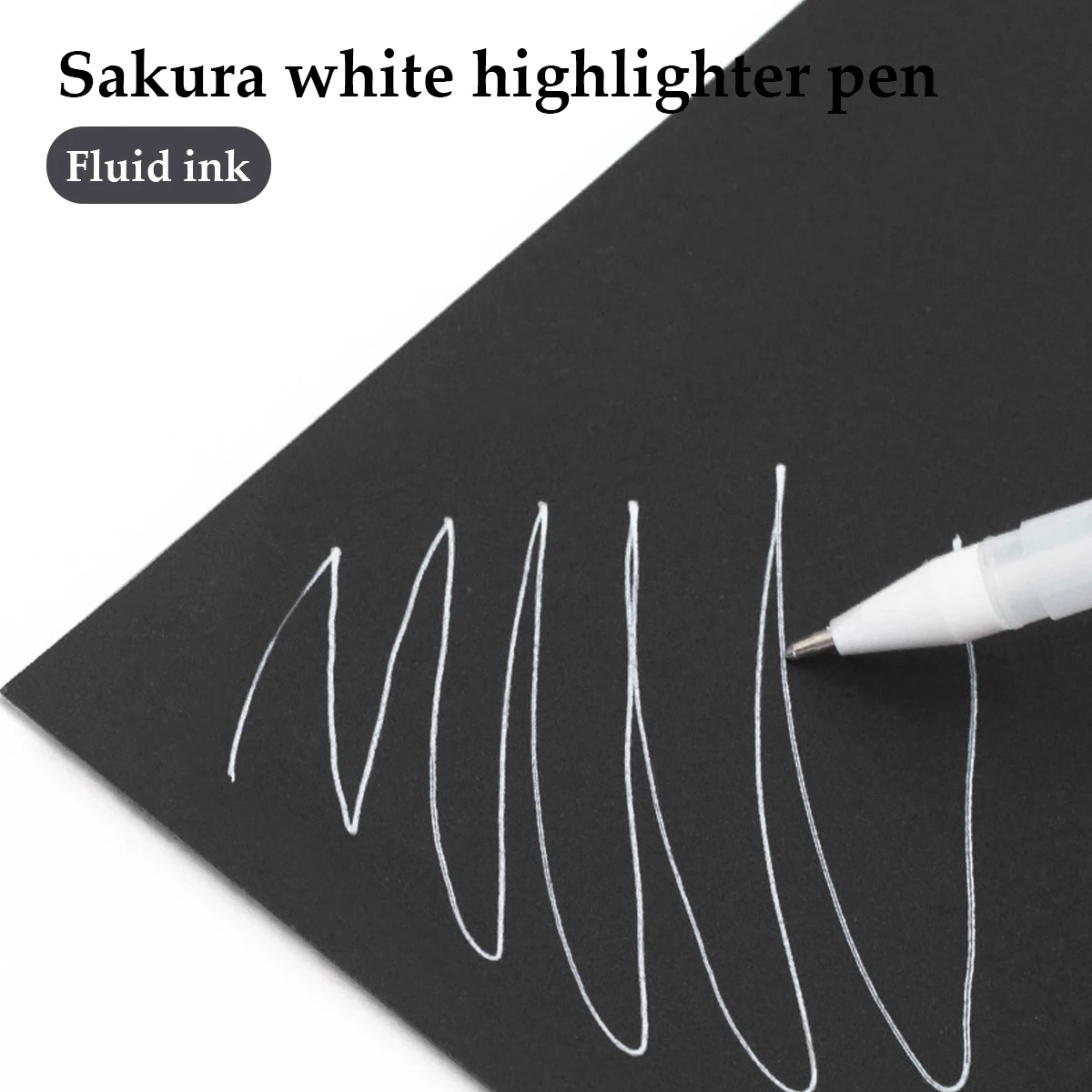 5 PCS White Manga Marker Pens Set 0.8 mm Permanent Ink Scrapbook Tire Pen Waterproof School Supplies Stationery Art Brush Pen
