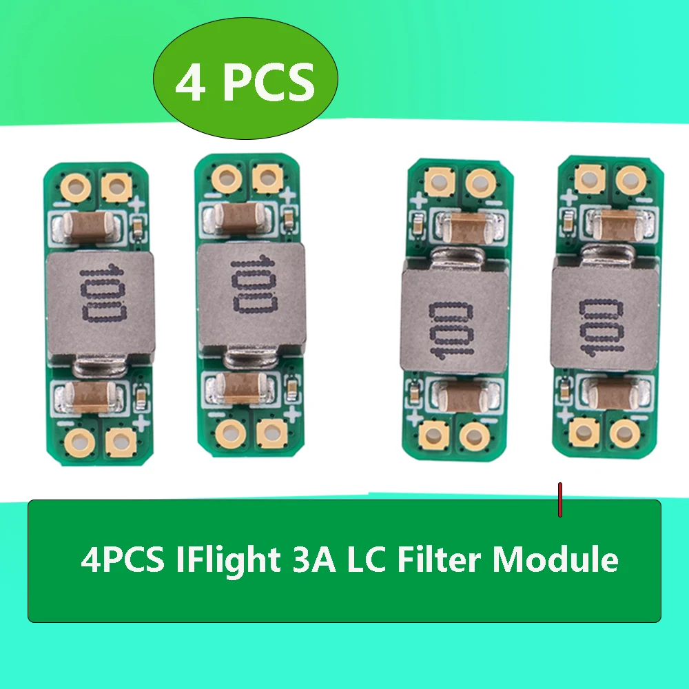 IFlight LC Filter Module 3A Built-in Reverse Polarity Protection for Helicopter FPV Freestyle Drones Camera AV Transmitter