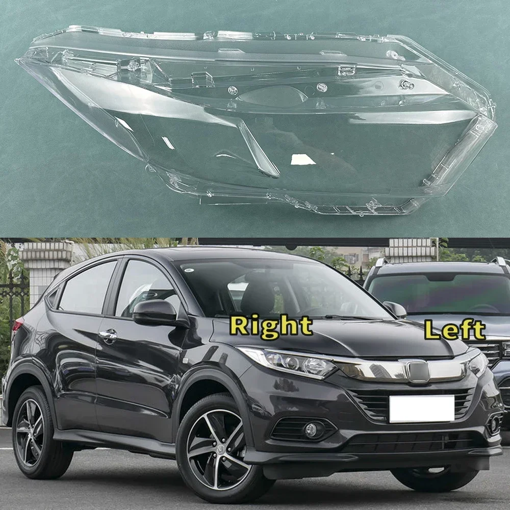 

For Honda Vezel 2019-2022 Low Car Front Headlight Lens Cover Auto Shell Headlamp Lampshade glass Lampcover Head lamp light cover