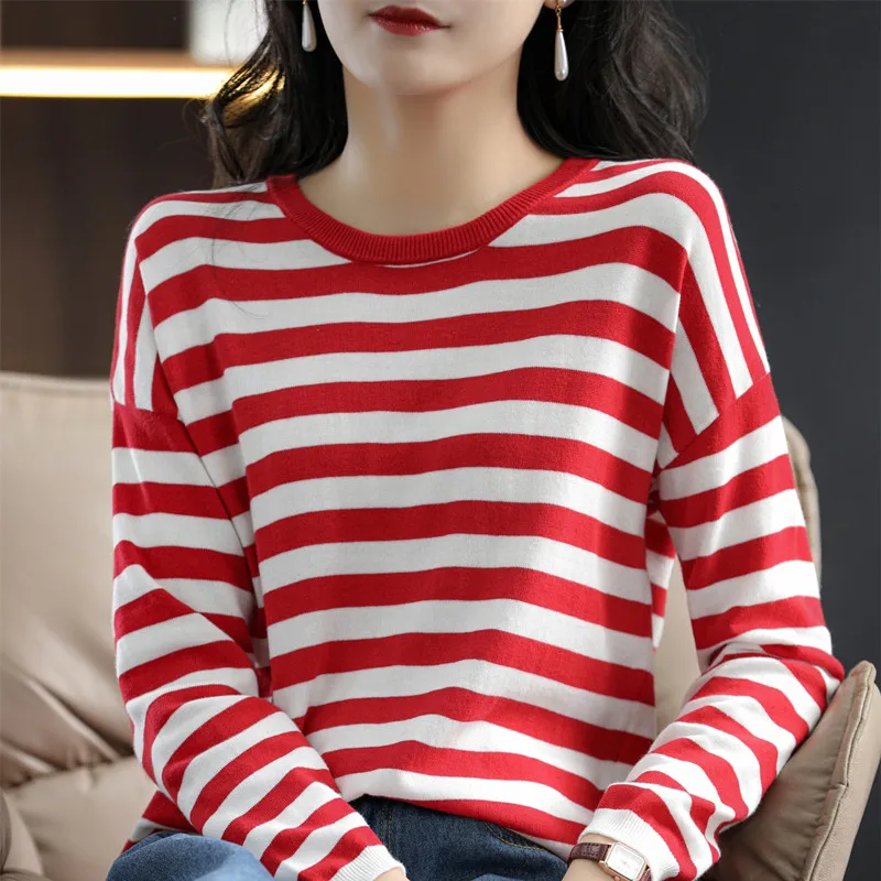 High Quality Cotton Long Sleeve T Shirt Women Cotton Basic T-shirts Female Casual Tops Long Sleeve T-shirt