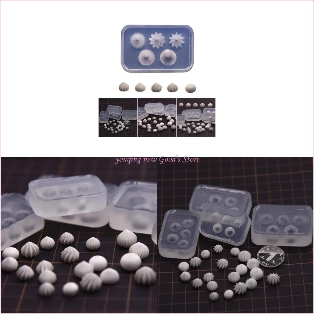 

57QA Soft Silicone Mold Small Cream Beads Moulds Suitable for Jewelry Design Suitable Beginners Enthusiasts Crafting
