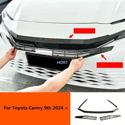 Accessories Exterior Sticker Car Styling Front Hood Grille Insert Anti Bug Net Insect Screen Mesh For Toyota Camry 9th 2024 +