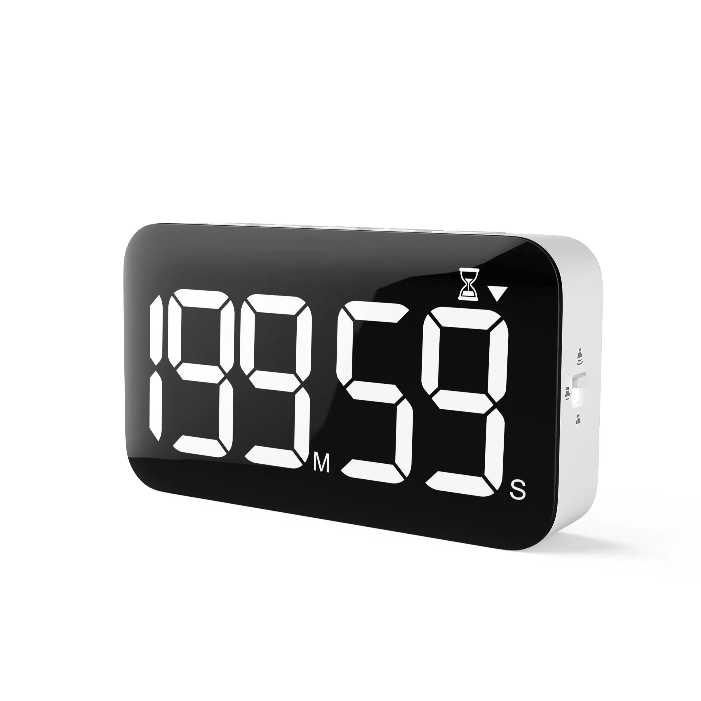 CP200 Magnetic LED 5 Digits Timing Reminder Kitchen Cooking Timer Count Down up Clock