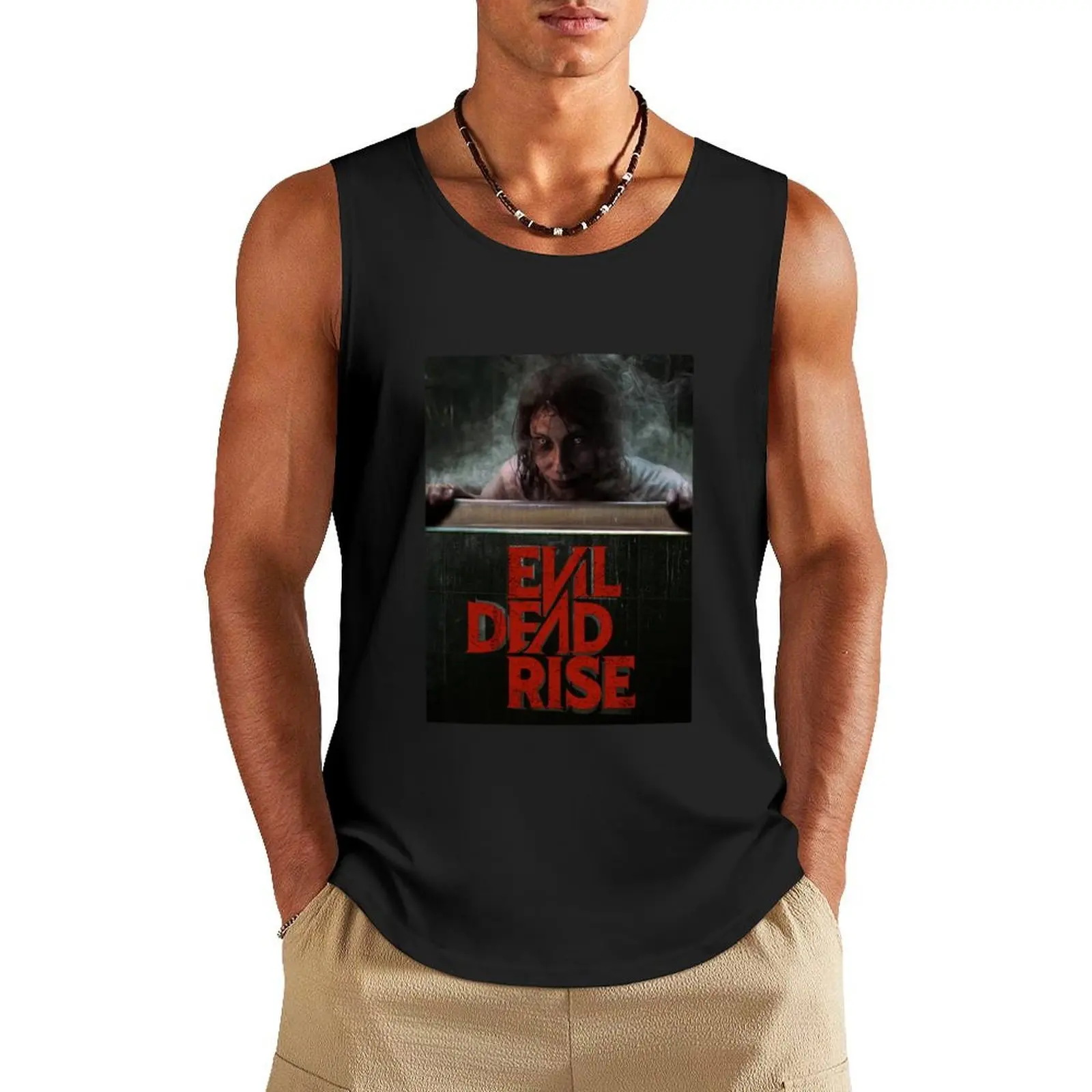 

Fanart Evil Dead Merch Tank Top gym t-shirts man t shirt muscular man Men's t-shirt