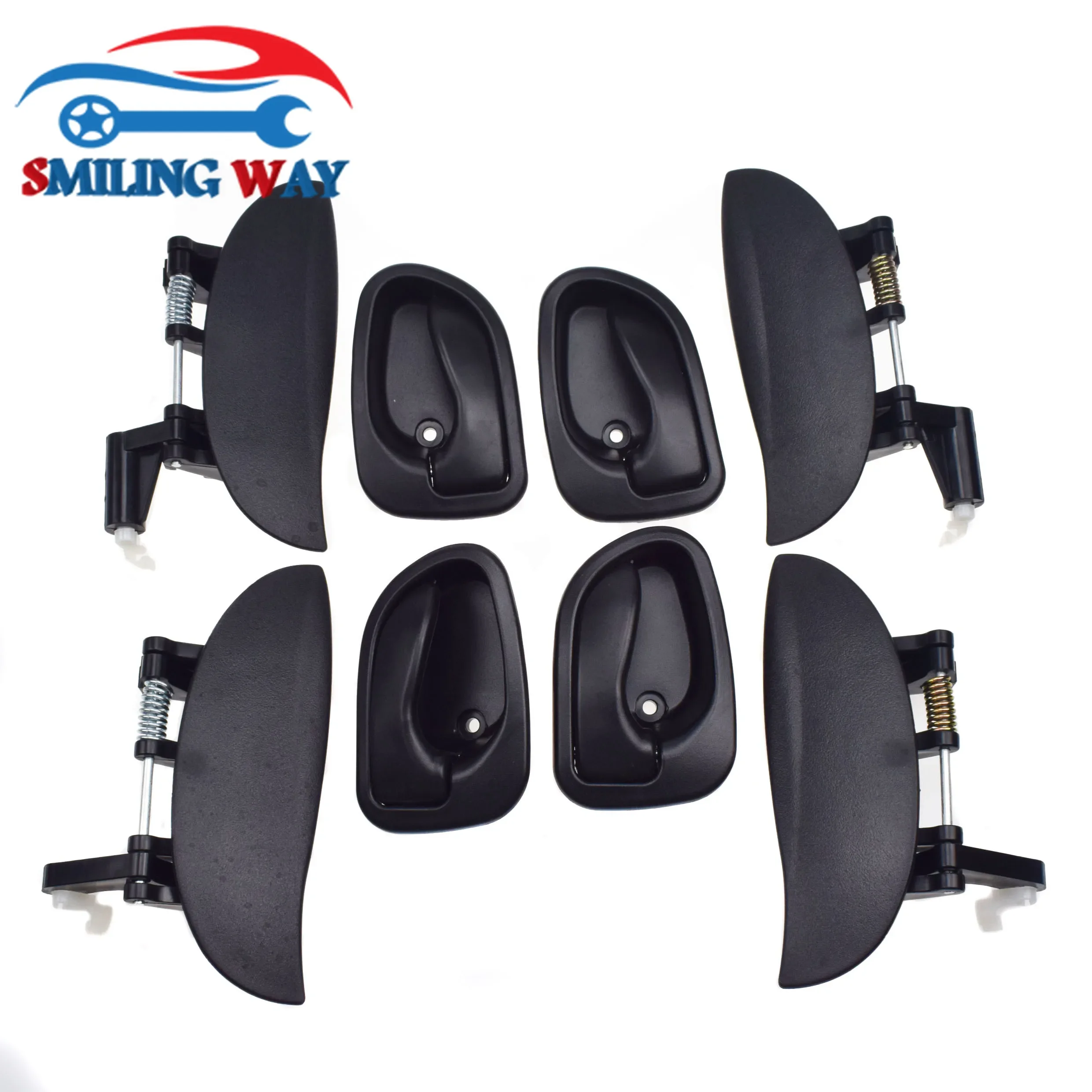 4 or 8 Outside or Inside Door Handle Front Rear Left Right For Hyundai Atos Amica Sanatro 1997-2000 2001 2002 2003 2004 2005