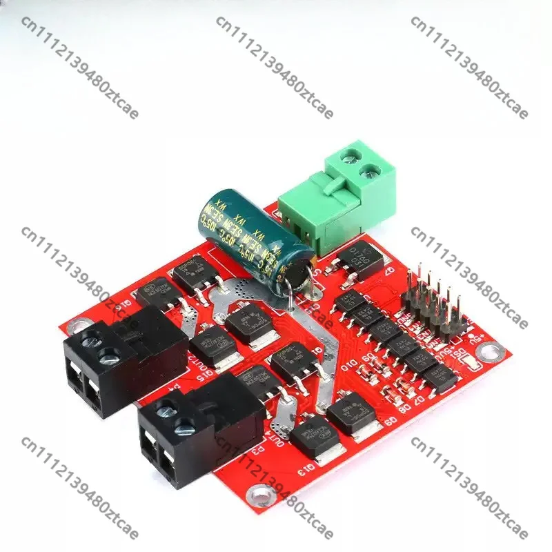 2 Channel H-Bridge DC Motor Drive Module, 7A Dual Way Forward Reverse PWM Speed Regulation Board with L298N Logic for DIY