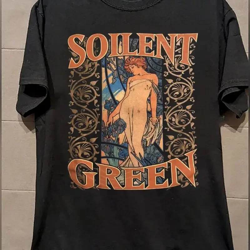 Soilent Green Vintage 90S Sewn Mouth Secrets T Shirt Black All Size Kk216