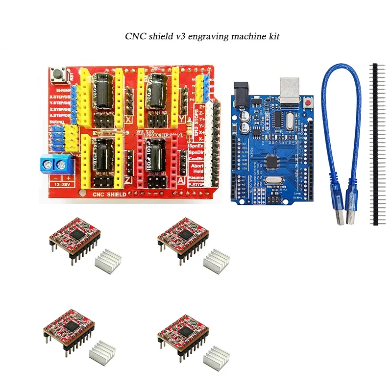 SKR V1.3 1.4 GTR V1.0 RAMPS 1.4 1.6 MKS GEN V1.4 board 3D Printer Parts A4988 DRV8825 Stepper Motor Driver With Heat sink