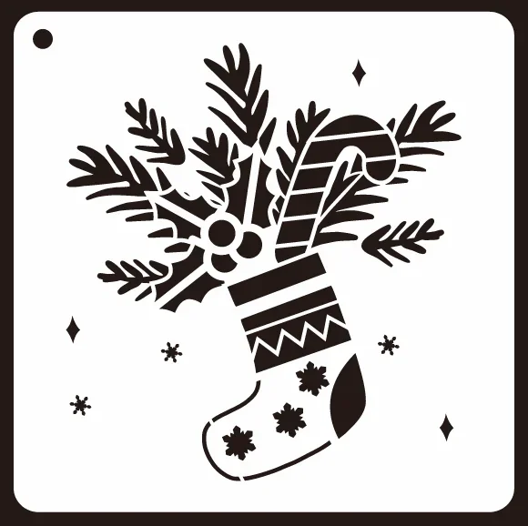 Merry Christmas Candle Hat Socks Moon Deer Star Trees Bell Gifts Snowman Snowflake Metal Cutting Stencil Greeting Card 2024 New