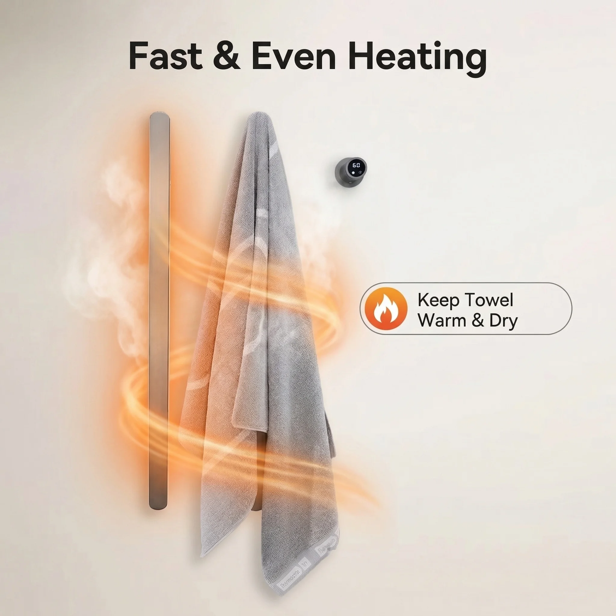 Thumbnail 2 - #9 Cheap Heated Towel Rails Worth Buying