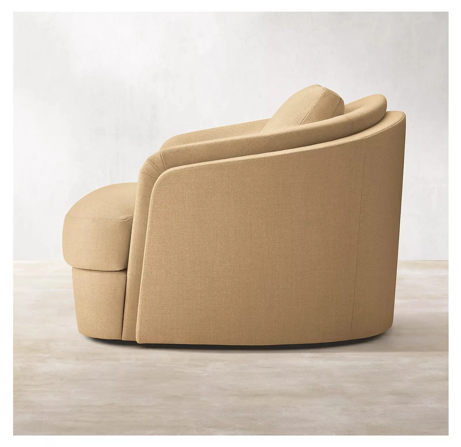 

exquisite craftsmanship Modern Design Chair Indoor Living Room Furniture 360-Degree Fabric Upholstery Swivel Revolving Chairs