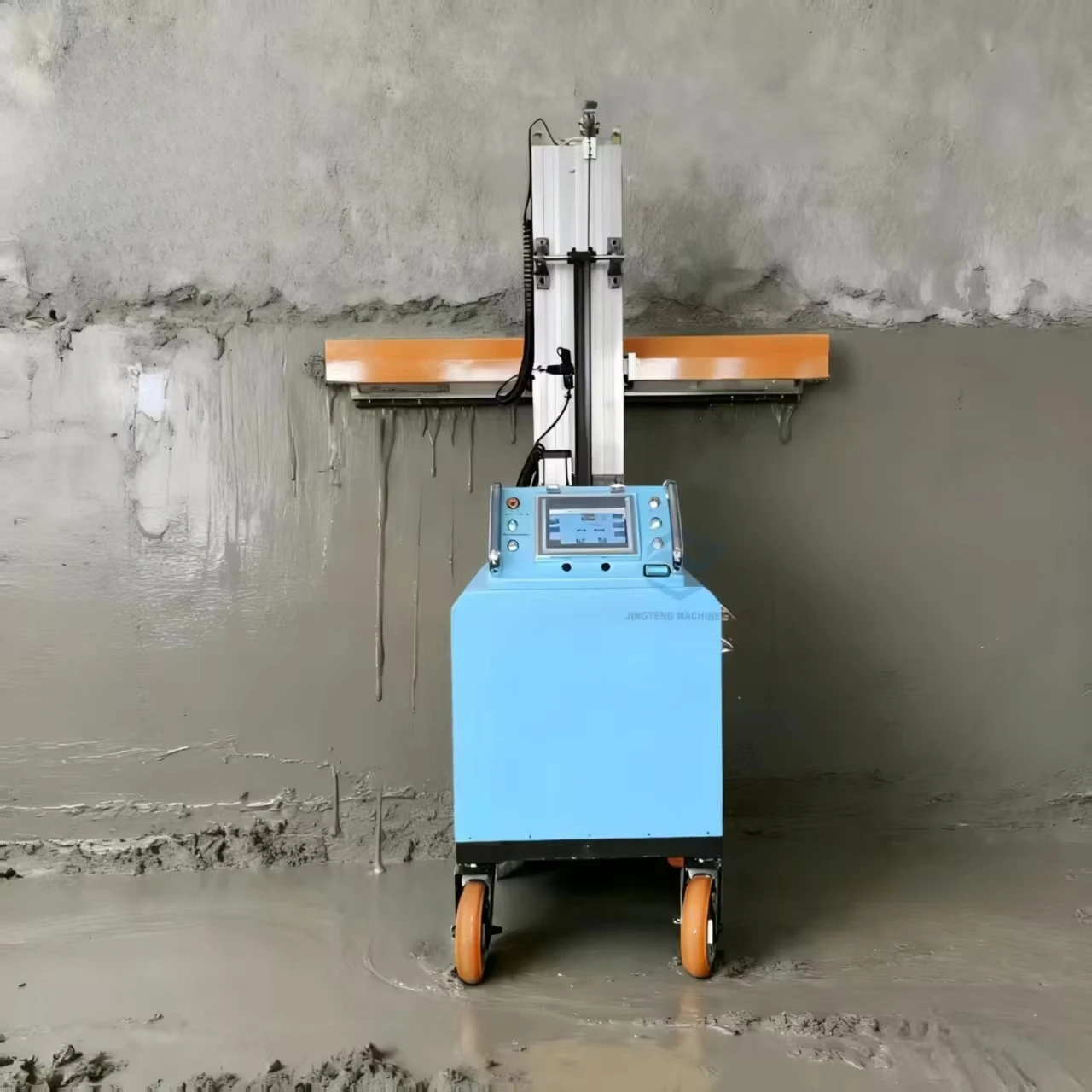 Customized Fully Automatic Wall Plastering Equipment Robot Plaster Tool Paintering Machine Cement Mortar Smoothing Machine
