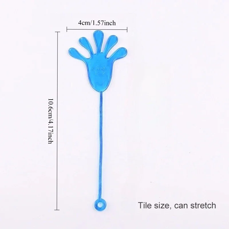 30 Stück lustige klebrige Hände für Kinder, Palme, elastisch, klebrig, matschig, Slap Palm, Spielzeug für Kinder, Neuheitsgeschenk, Partyzubehör