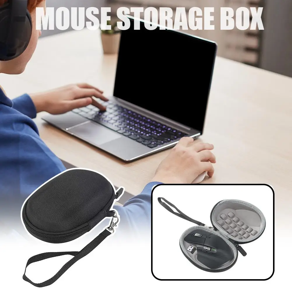 EVA-Maus-Aufbewahrungstasche mit Reißverschluss für Logitech MX Master 4 3, kabellose Bluetooth-Gaming-Maus, Reisetasche, Schutztasche