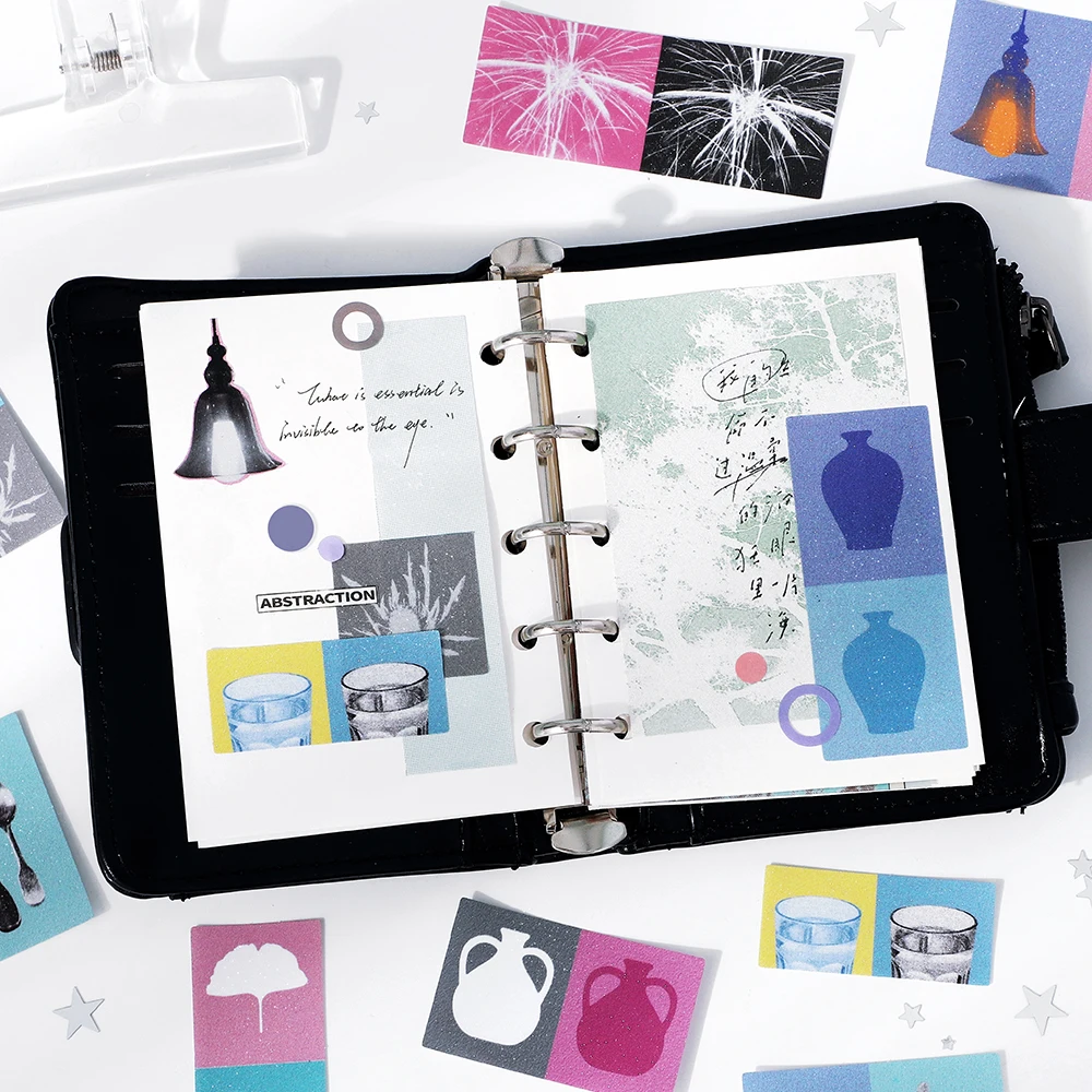 20 قطعة/الحزمة Ins اليابانية الكورية الجمالية القرطاسية ملصقات الفن الرسوم التوضيحية ملصق حزمة DIY بها بنفسك مذكرات سجل القصاصات مجلة مخطط