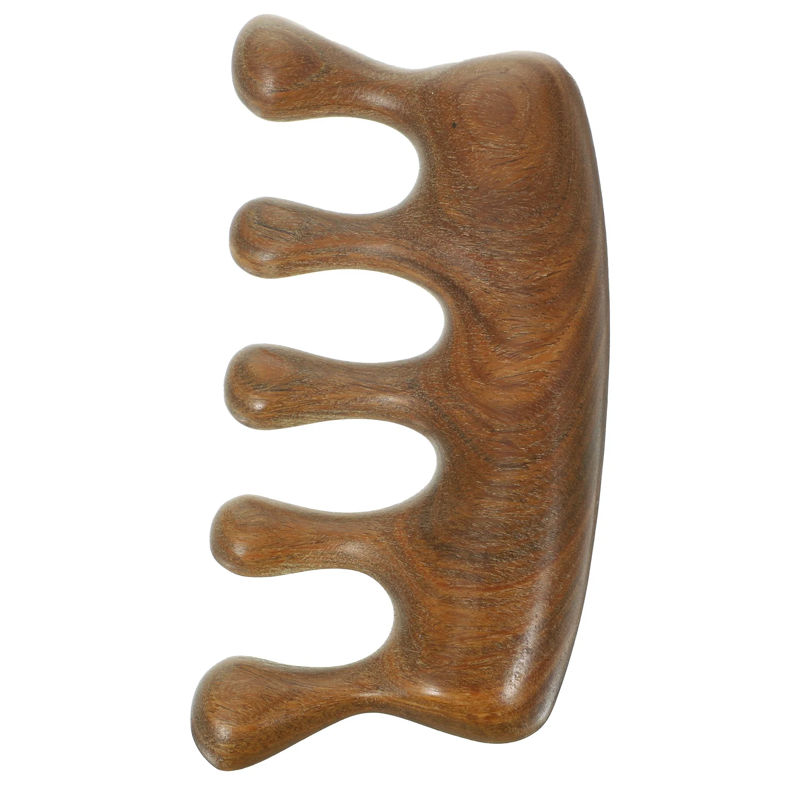 

Sandalwood Wide Tooth Massage Comb Smooth Texture Comfortable Scalp Massager Portable Hair Pick Detangler No Static