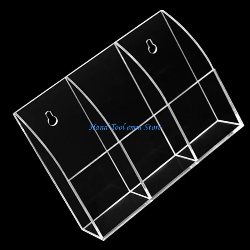 H37F Desk Box Remote Hold For Remote Controls Writing Utensils Ergonomic