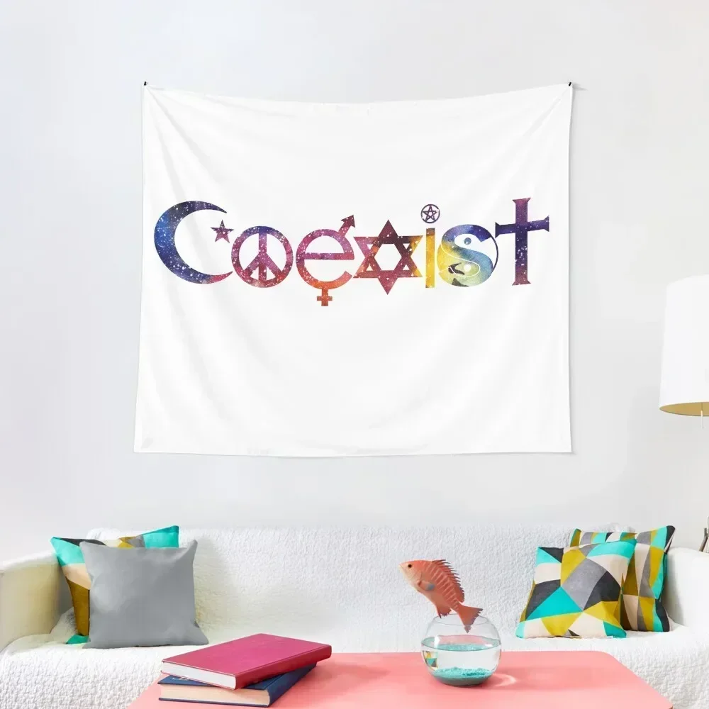 

COEXIST Space Tapestry Bedrooms Decorations Custom Bedroom Deco Bedroom Organization And Decoration Tapestry