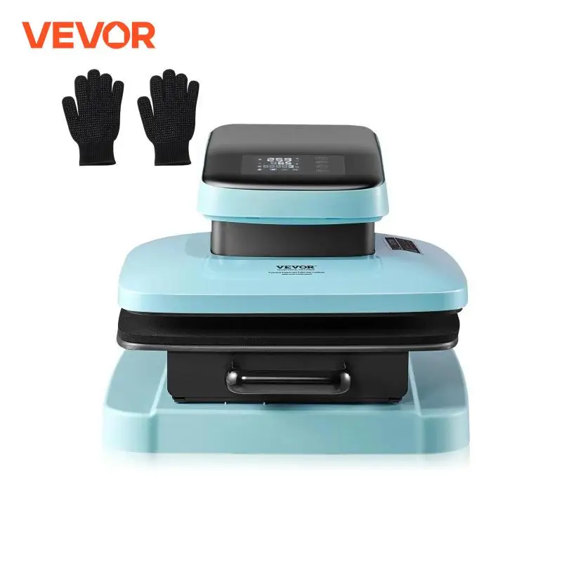 Vevor Auto Heat Press Machine 15X15In Met Automatische Release Warmt Snel En Gelijkmatig Sublimatie Warmte Pers Voor T-Shirts Sublimatie