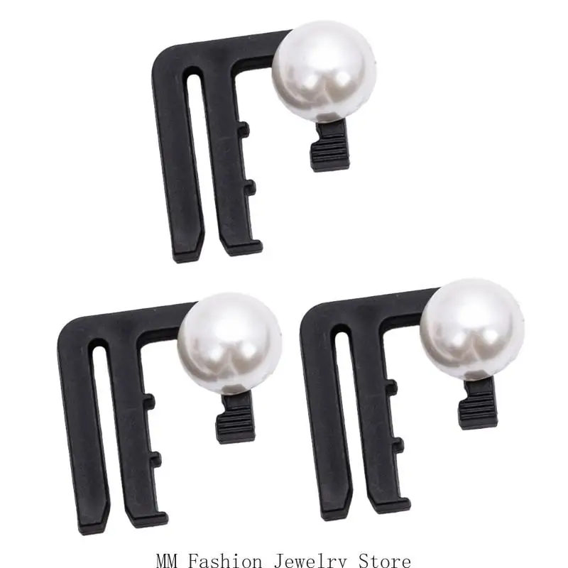 

D0UB 3PCS Waist Tightening Clip Jeans Waist Extender Waist Hook Clip for Loose Pants