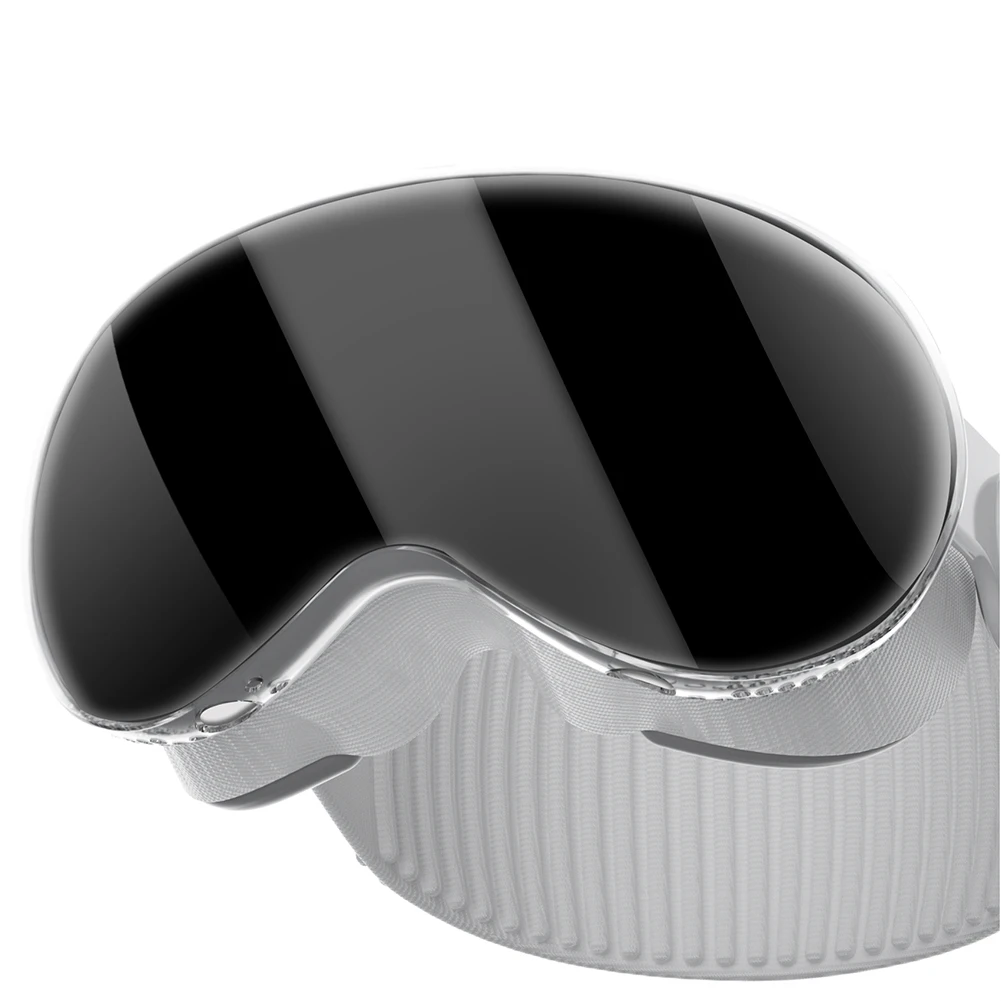 غطاء حماية شفاف مقاوم للصدمات من مادة TPU الناعمة النحيفة لملحقات Vision Pro VR لملحقات Apple Vision Pro