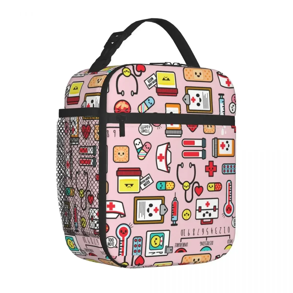 

Enfermera En Apuros Insulated Lunch Bags Nurse Medicine Health Meal Container Thermal Lunch Box Tote School Travel Bento Pouch