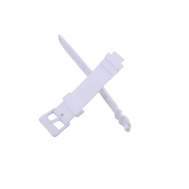 Resin watch band compatible for casio Sports electronic Watch LRW-250 women's white rubber strap belt buckle accessories