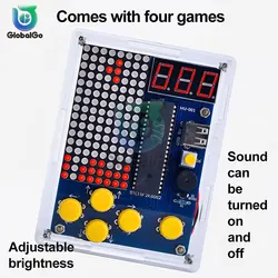 DIY Game Board Kit 51 SCM Chip Retro Electronic Soldering Practice Console Maker Small Production student lab