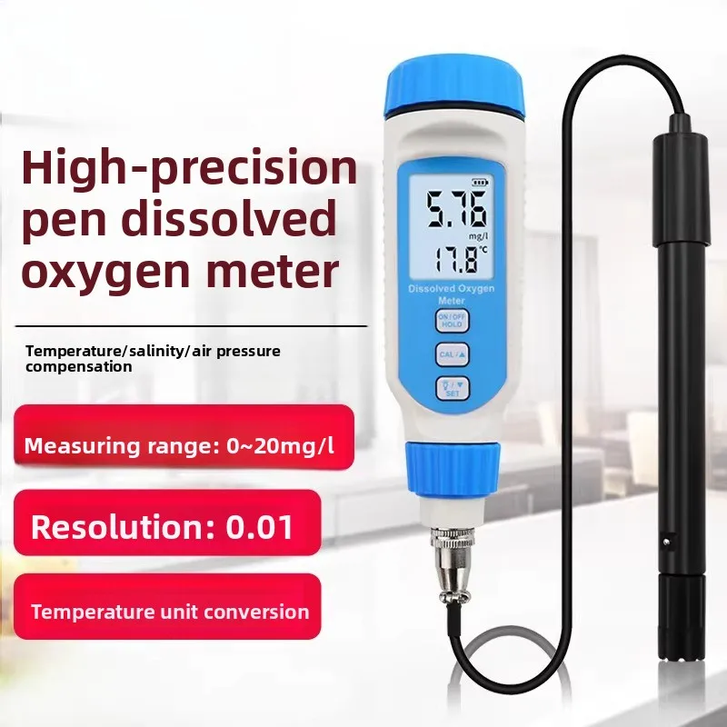 AR8210 Portable Dissolved Oxygen Instrument Aquaculture Fish Pond Water Quality Detection Dissolved Oxygen Detector