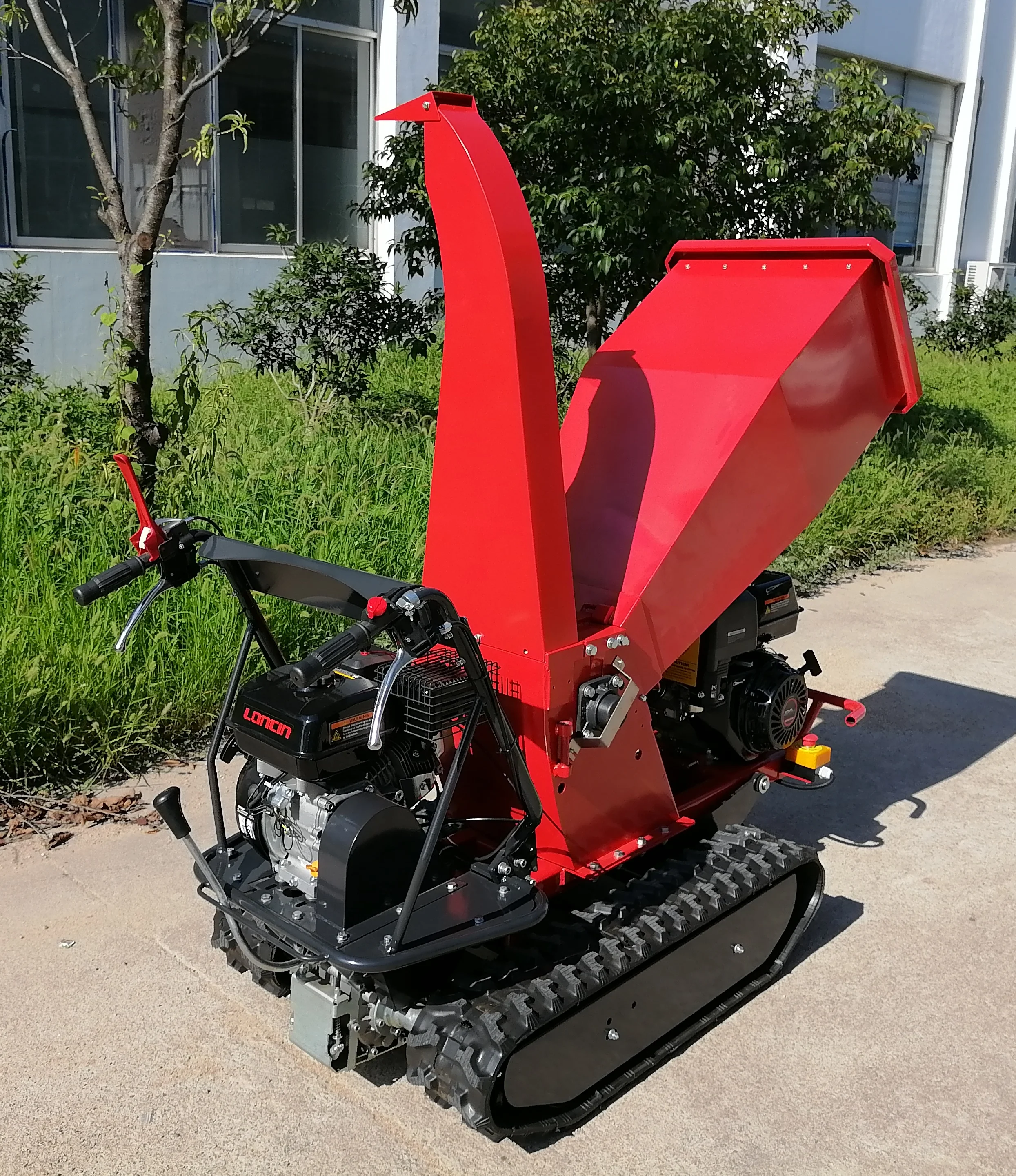 

2024 New Design Wood Chipper 4 Inch Chipper Shredder Gasoline Engine Mulcher Chipper Drum Garden Branch Machine