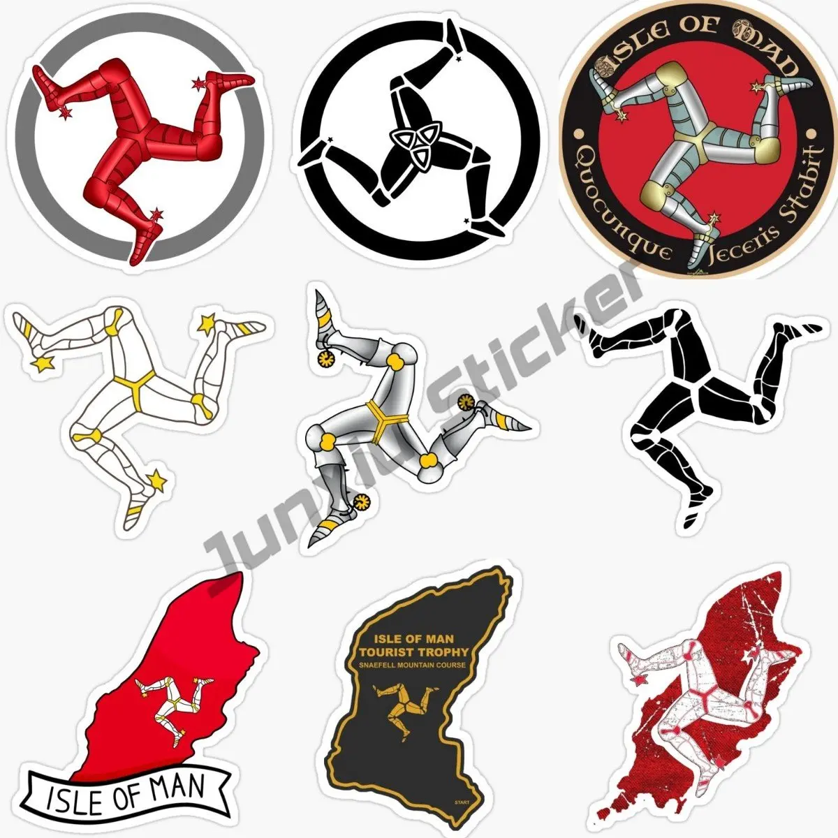 

Isle of Man TT Races Car Decal Motorcycle Truck Laptop Biker Decal-show Car Body Decoration Cut PVC Vinyl Waterproof Sticker